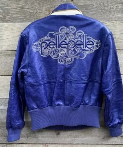 Pelle Pelle Marc Buchanan Blue Bomber Leather Jacket.