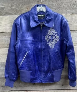 Pelle Pelle Marc Buchanan Blue Bomber Leather Jacket