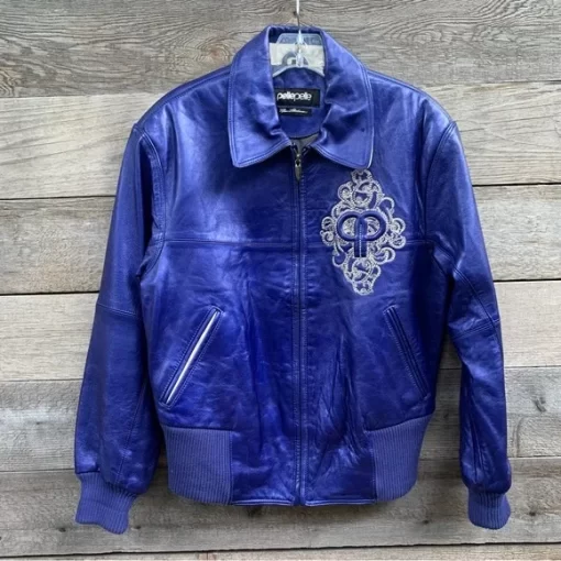 Pelle Pelle Marc Buchanan Blue Bomber Leather Jacket