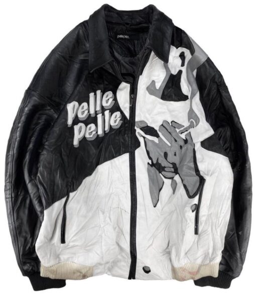 Pelle Pelle Mugshot Mafia Black Leather Jacket