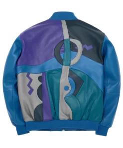 Pelle Pelle Picasso Plush Blue Leather Jacket.