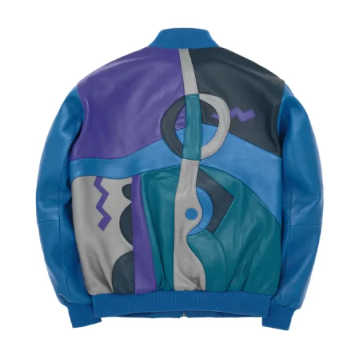 Pelle Pelle Picasso Plush Blue Leather Jacket.