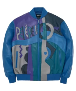 Pelle Pelle Picasso Plush Blue Leather Jacket