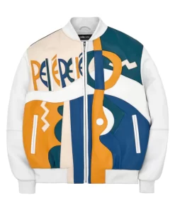 Pelle Pelle Picasso Plush Multicolor Leather Jacket