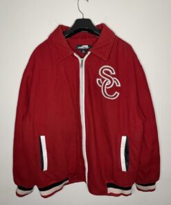 Pelle Pelle Soda Club Red And Black Jacket