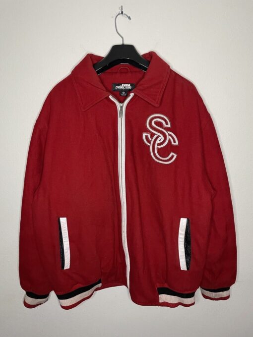 Pelle Pelle Soda Club Red And Black Jacket