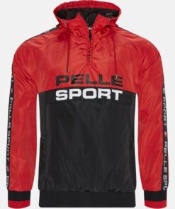 Pelle Pelle Sport Black And Red Hoodie