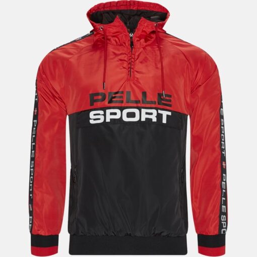 Pelle Pelle Sport Black And Red Hoodie