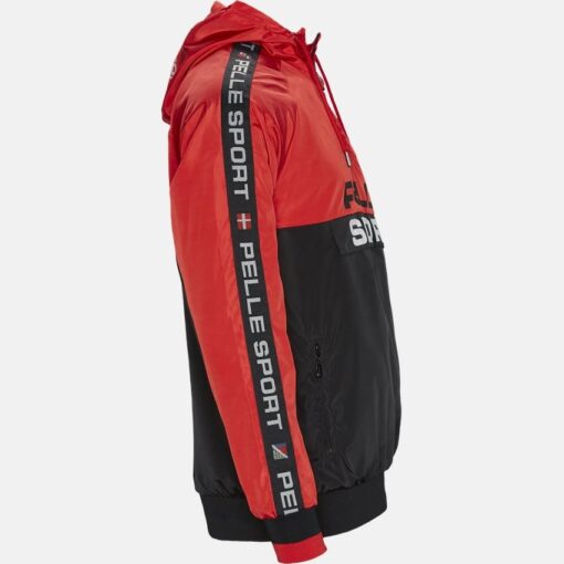 Pelle Pelle Sport Black And Red Hoodie..