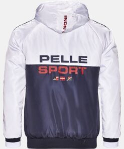 Pelle Pelle Sport Blue And White Hoodie.