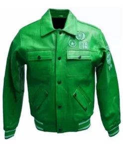 Pelle Pelle Star 1978 Green Leather Jacket