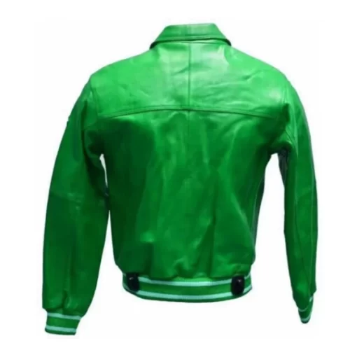 Pelle Pelle Star 1978 Green Leather Jacket.