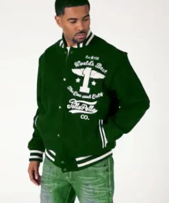 Pelle Pelle The One And Only Green Varsity Jacket