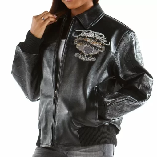 Pelle Pelle True Black Leather Jacket.