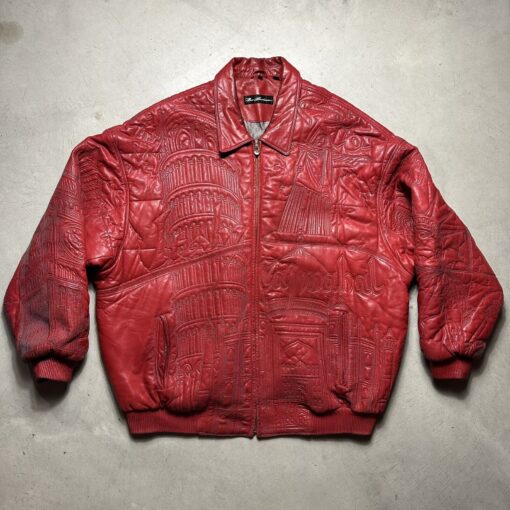 Pelle Pelle World Tour Marc Buchanan Red Leather Jacket