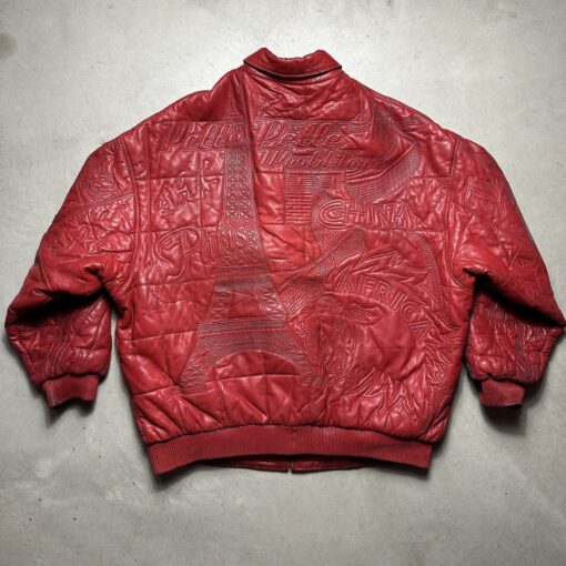 Pelle Pelle World Tour Marc Buchanan Red Leather Jacket.