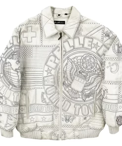 Pellé Pellé World Tour White Leather Jacket