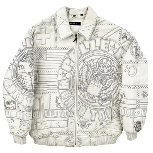 Pellé Pellé World Tour White Leather Jacket