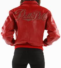 Pelle Pelle Womens Red Leather Jacket