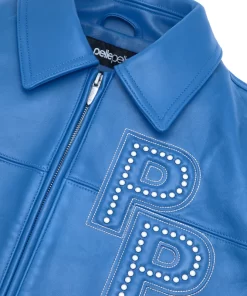 Pelle Pelle Blue Plush Leather Jacket | Men & Women