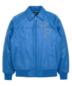 Pelle Pelle Blue Plush Leather Jacket | Men & Women