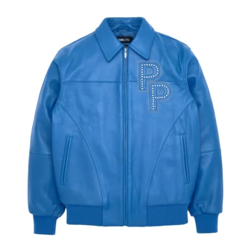 Pelle Pelle Blue Plush Leather Jacket | Men & Women