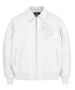 Pelle Pelle White Plush Leather Jacket | Men & Women