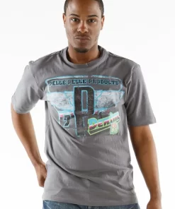 Exclusive Pelle Pelle Steel Gray T Shirt