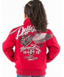 Kids Pelle Pelle Born Free Heritage Red Jacket