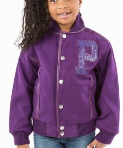 Kids Pelle Pelle Purpel Wool Jacket