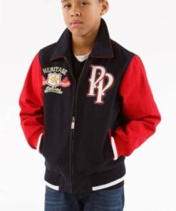 Pelle Pelle 1978 Soda Club Heritage Series Red and Black Kids Jacket