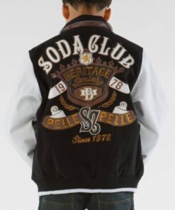 Pelle Pelle 1978 Soda Club Heritage Series Black and White Kids Jacket