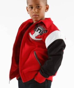 Pelle Pelle 78 Heritage American Standard Red and Black Kids Jacket