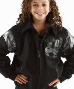 Pelle Pelle Baby Girl Black Jacket