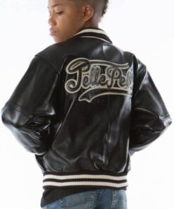 Pelle Pelle Kids Black Leather Jacket