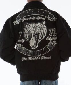 Pelle Pelle Kids Black Tiger Twill Jacket