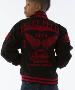 Pelle Pelle Kids Chinnille Red Patch Jacket