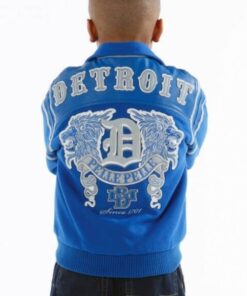 Pelle Pelle Kids Detroit Blue Jacket