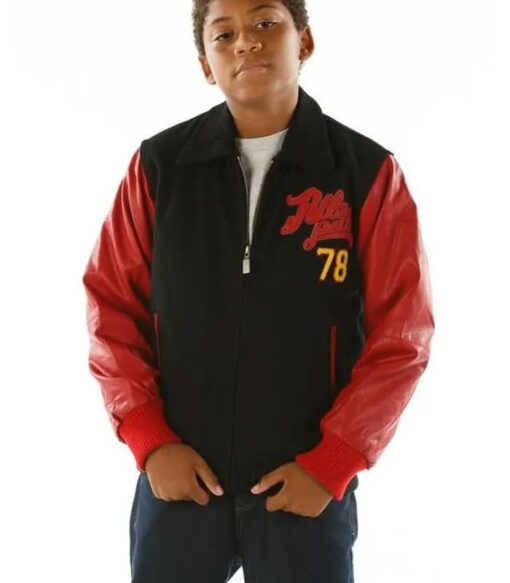 Pelle Pelle Kids Legendary Black and Red Jacket