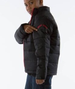 Pelle Pelle Kids Nylon Black Bubble Jacket