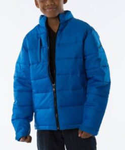 Pelle Pelle Kids Nylon Blue Bubble Jacket