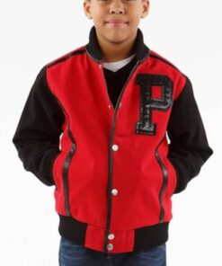 Pelle Pelle Kids Red and Black Jacket