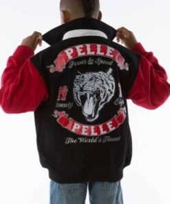 Pelle Pelle Tiger Twill Crimson Kids Jacket