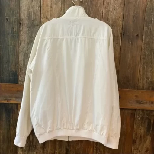 Pelle Pelle White Vintage Bomber Jacket