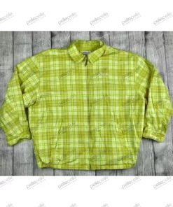 Pelle Pelle Gingham Yellow Green Shirt