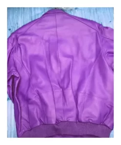 Pelle Pelle Plain Purple Leather Jacket