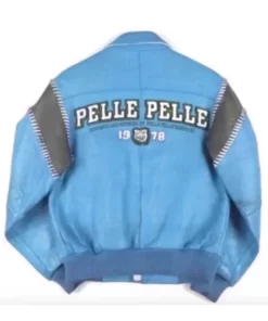 Bold Blue Pelle Pelle 1978 Leather Jacket