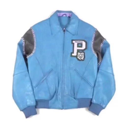 Bold Blue Pelle Pelle 1978 Leather Jacket