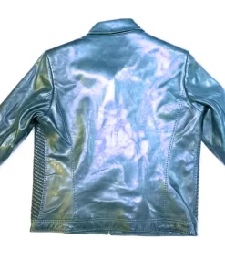 Pelle Pelle Blue Weaved Bomber Jacket