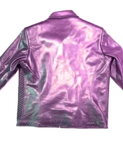 Pelle Pelle Pink Weaved Bomber Jacket